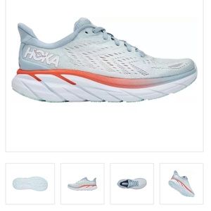 HOKA Women's Clifton 8 Running Shoes - Blue Fog - Size 9.5